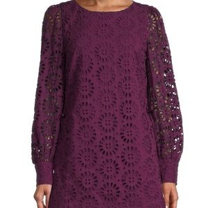 Lily Pulitzer Eyelet Long Sleeve Romper